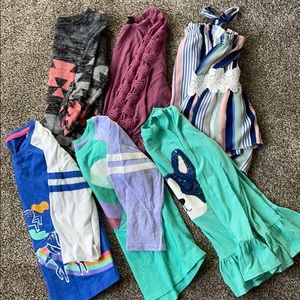Girls long sleeve tops size 7/8